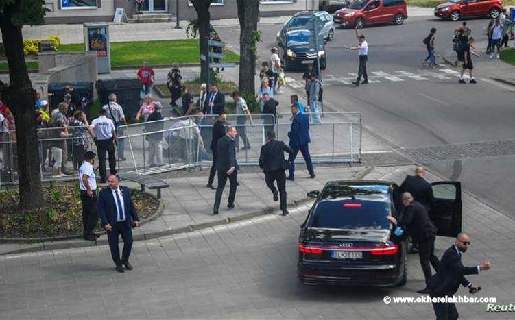 إطلاق نار على رئيس وزراء سلوفاكيا ونقله للمستشفى