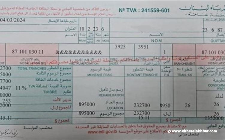 &quot;هيئة الطوارئ الشعبية&quot; في البترون: لإعادة النظر والتدقيق بفواتير الكهرباء الكيفيّة والعشوائية